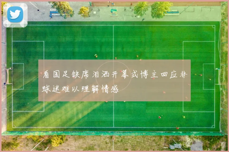 看国足缺席泪洒开幕式博主回应非球迷难以理解情感